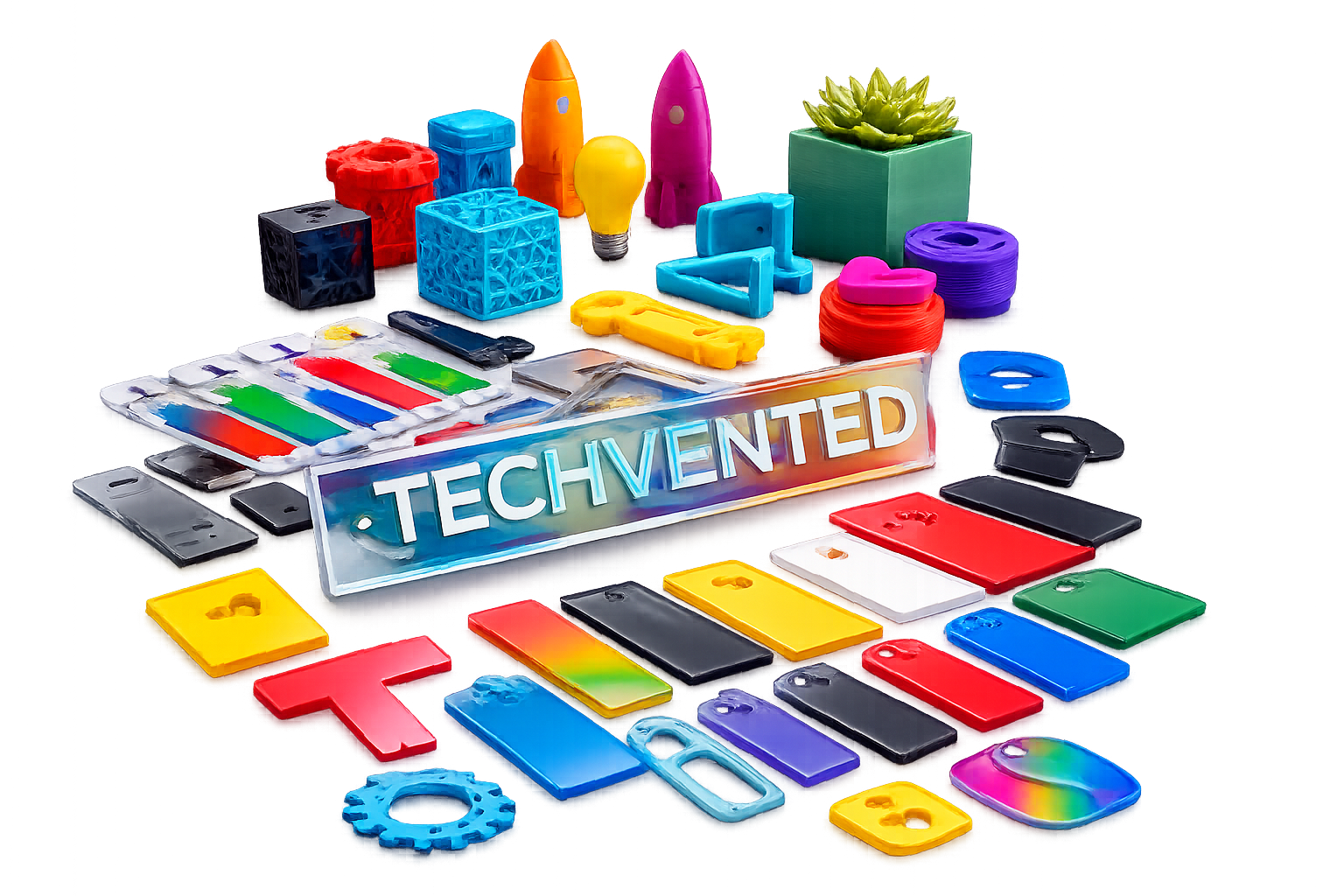 Printable items and fabrication output - TechVented production